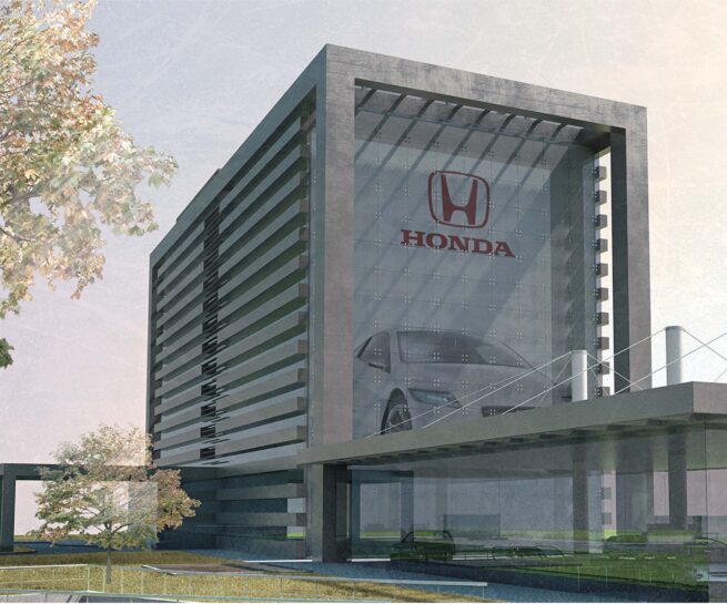 Commercial building renders